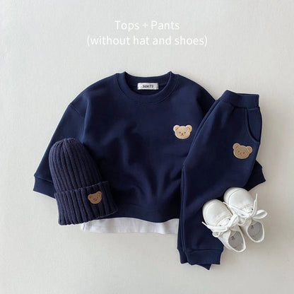Unisex Baby Long sleeve Tracksuit Tops Pants