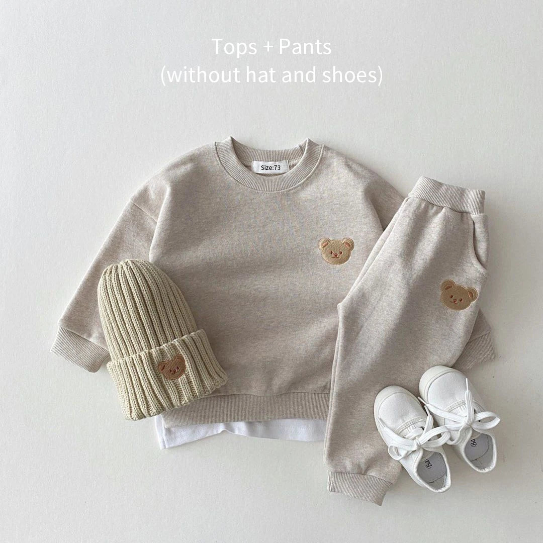Unisex Baby Long sleeve Tracksuit Tops Pants