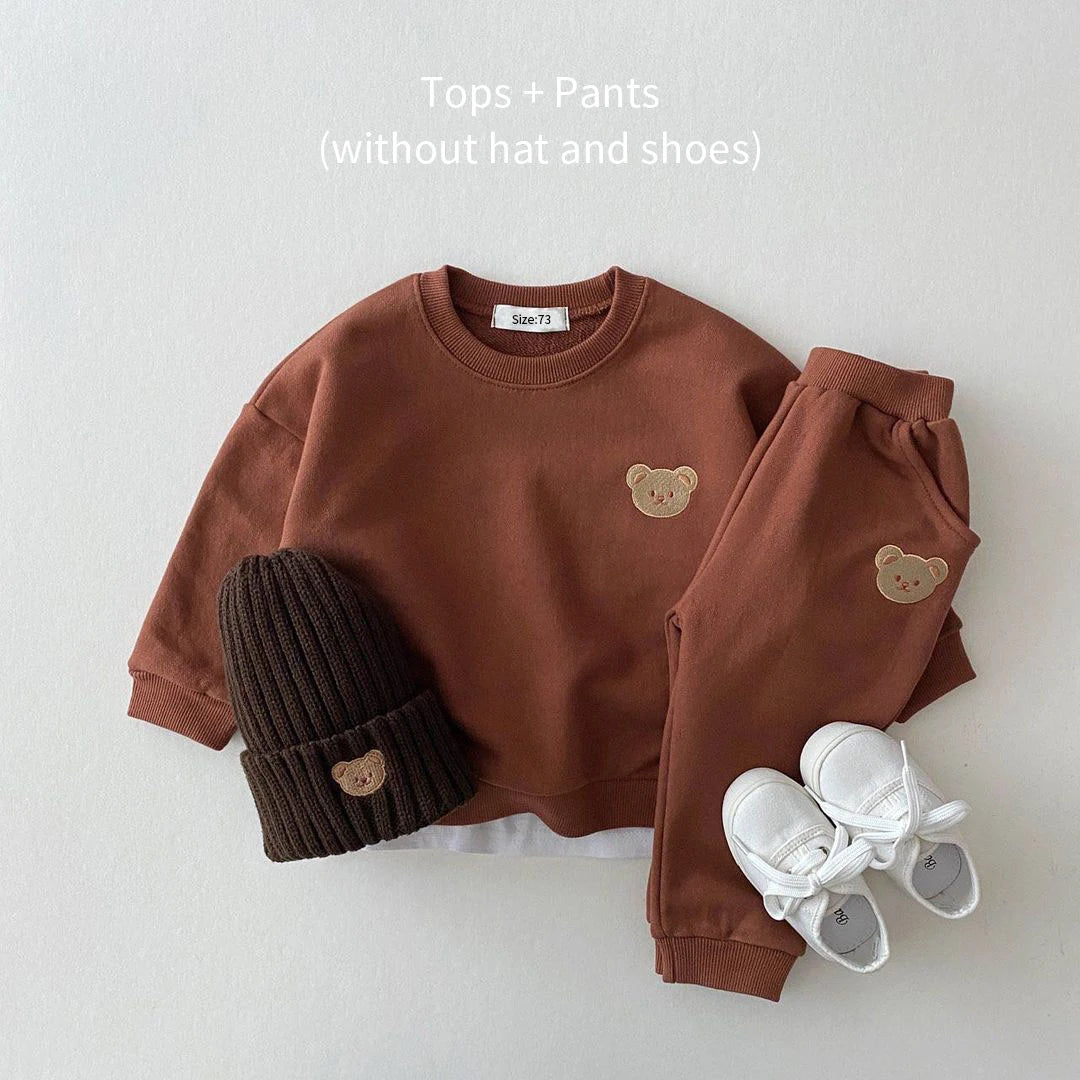 Unisex Baby Long sleeve Tracksuit Tops Pants