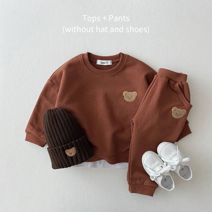 Unisex Baby Long sleeve Tracksuit Tops Pants