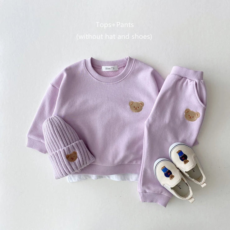Unisex Baby Long sleeve Tracksuit Tops Pants