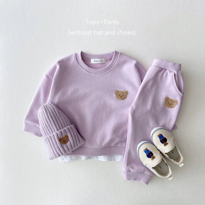 Unisex Baby Long sleeve Tracksuit Tops Pants
