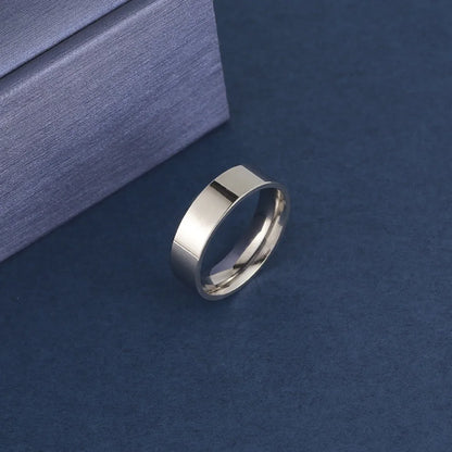 Unisex Couple Jewelry Stainless Steel Rings