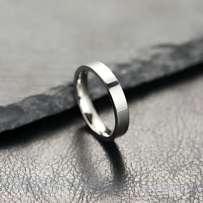 Unisex Couple Jewelry Stainless Steel Rings