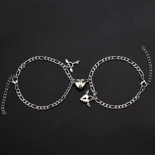 Unisex Double Layer Chain Romantic Couple Bracelet