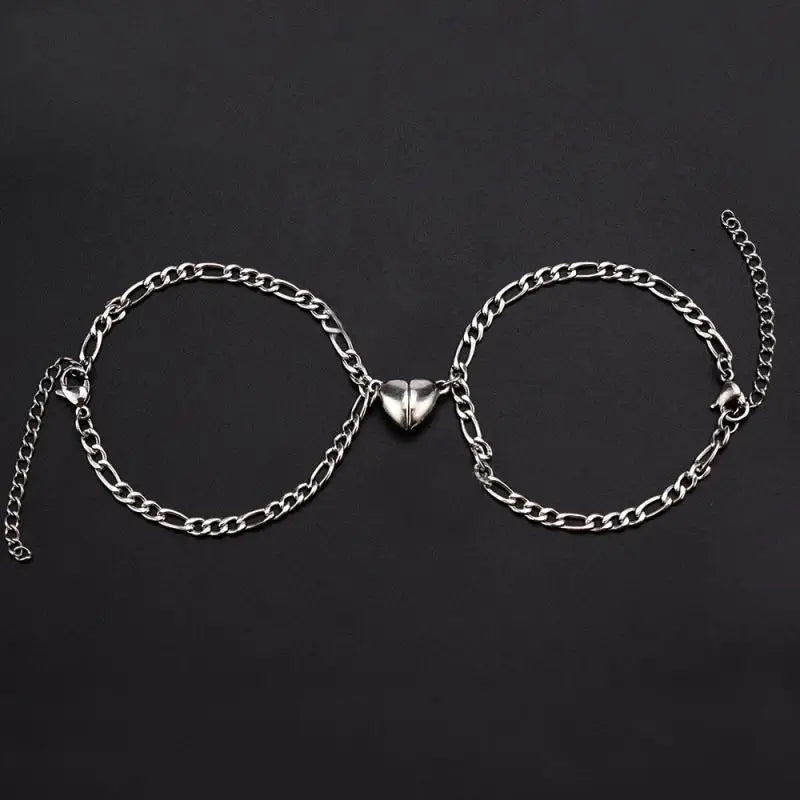 Unisex Double Layer Chain Romantic Couple Bracelet
