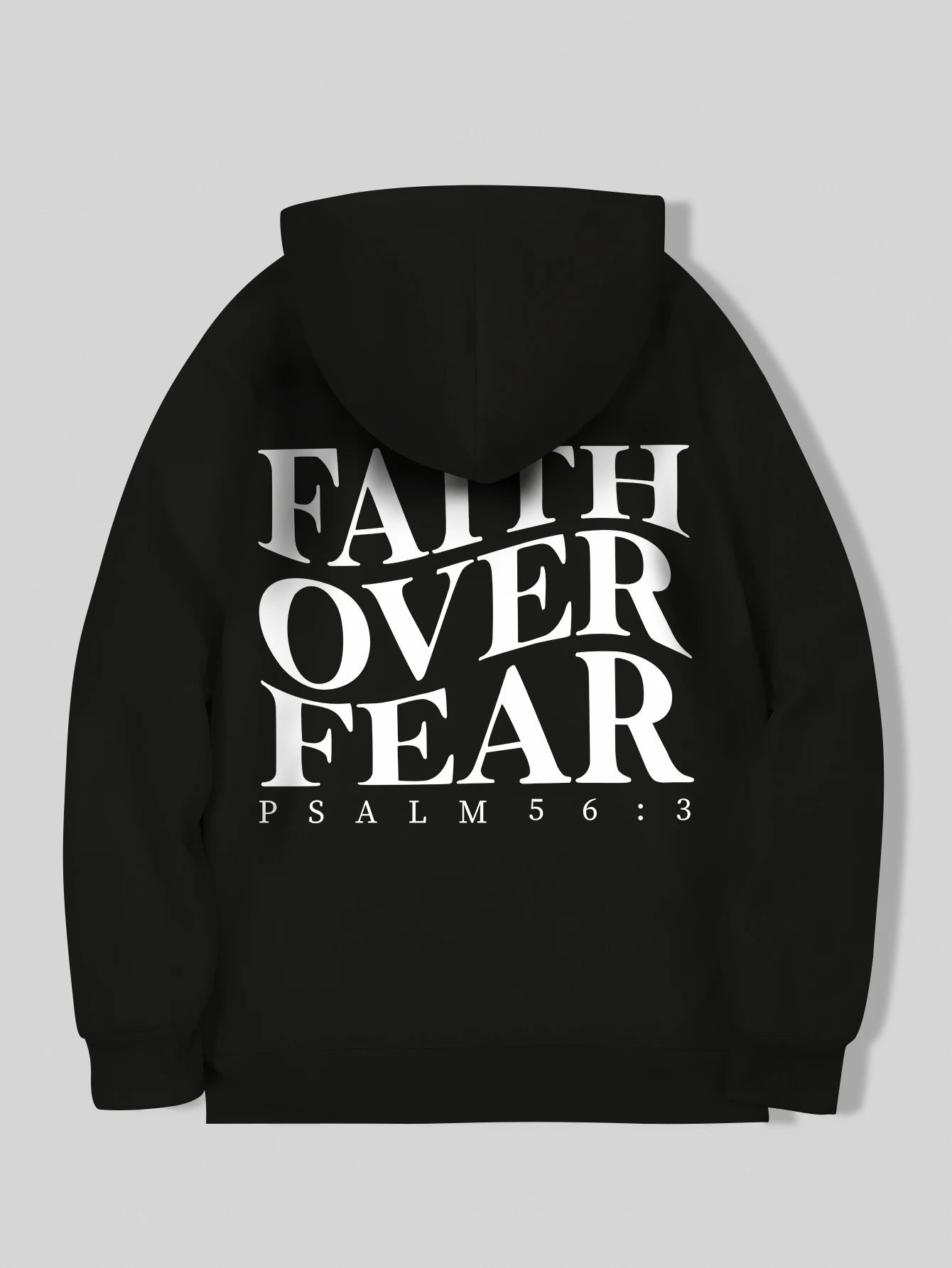 Unisex Faith Over Fear Aesthetic Jesus hoodie
