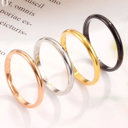 Unisex Gold Plated Couple Wedding Rings