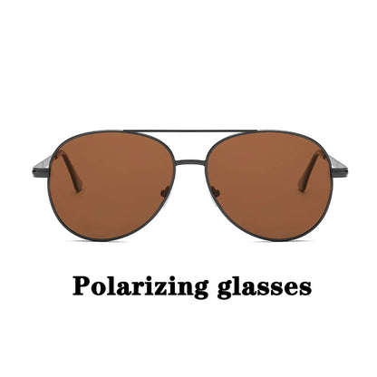 Unisex Photochromic Polarized Pilot Vintage Sunglasses