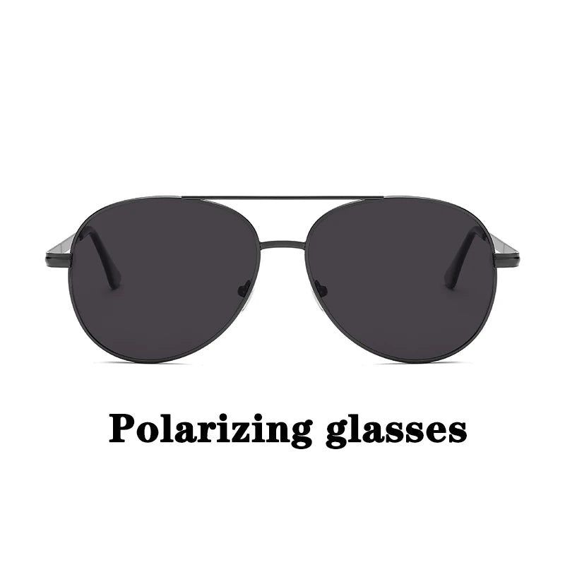Unisex Photochromic Polarized Pilot Vintage Sunglasses