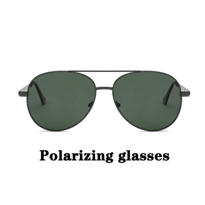 Unisex Photochromic Polarized Pilot Vintage Sunglasses