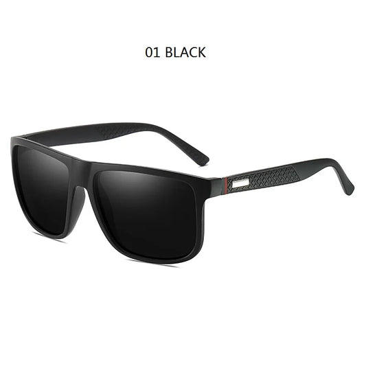 Unisex Polarized Designer Retro Square Sunglasses