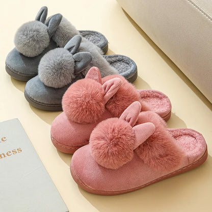 Unisex Rabbit Pattern Home Slippers