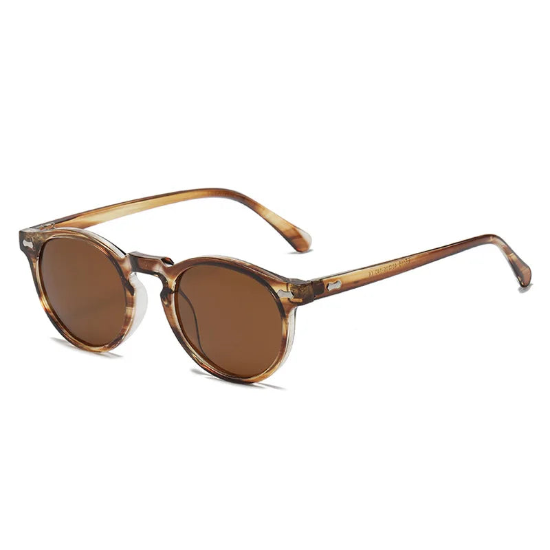 Unisex Retro Round Polarized Vintage Eyewear