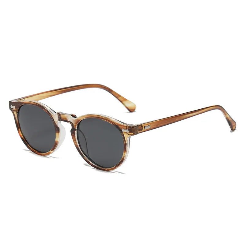 Unisex Retro Round Polarized Vintage Eyewear