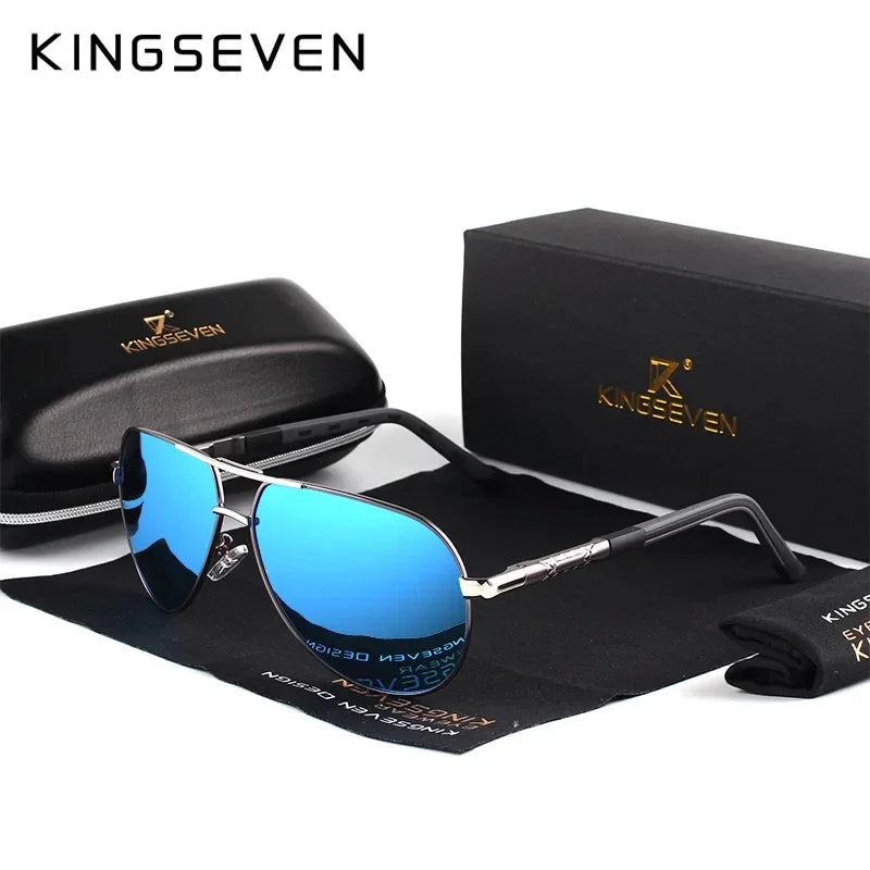 Unisex Retro Polarized Pilot Sunglasses