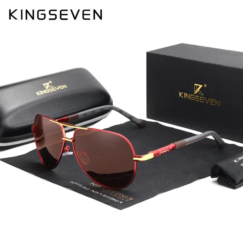 Unisex Retro Polarized Pilot Sunglasses