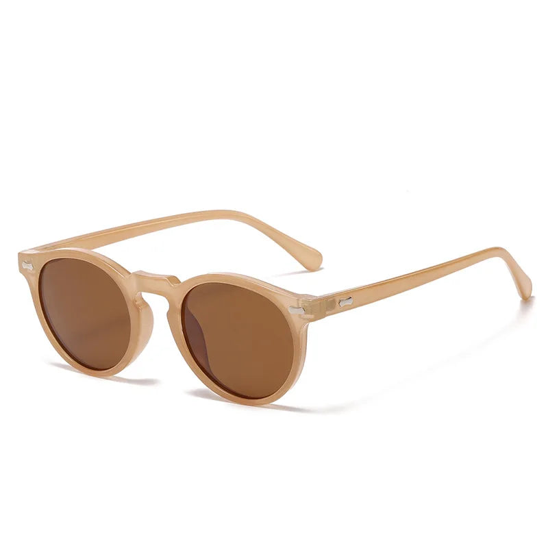 Unisex Retro Round Polarized Vintage Eyewear