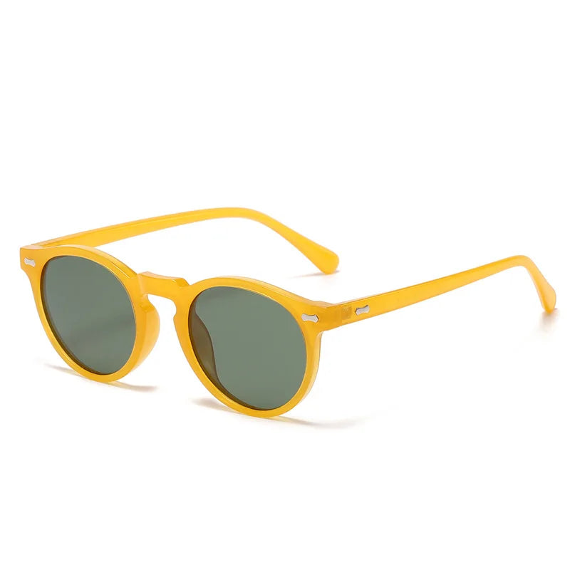 Unisex Retro Round Polarized Vintage Eyewear