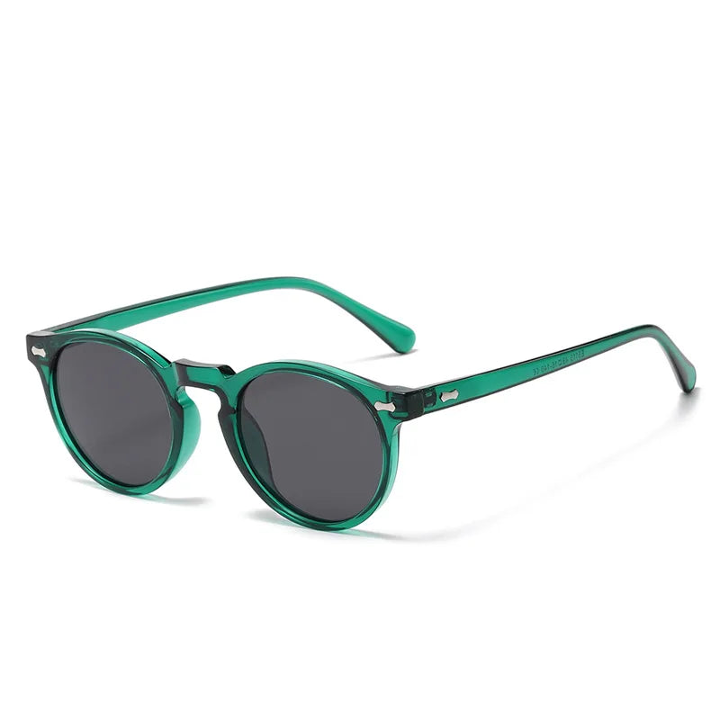 Unisex Retro Round Polarized Vintage Eyewear