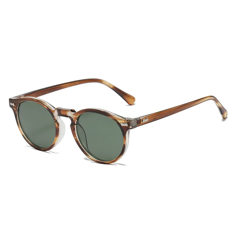 Unisex Retro Round Polarized Vintage Eyewear