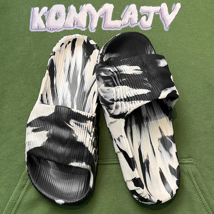 Unisex Soft Sole Bathroom Camouflage Slippers