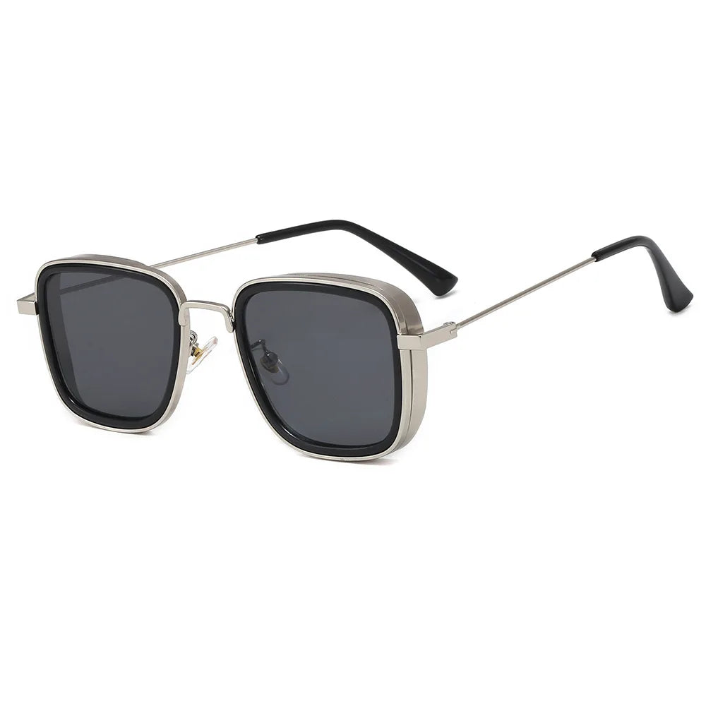 Unisex Steampunk Style Alloy Frame UV 400 Sunglasses