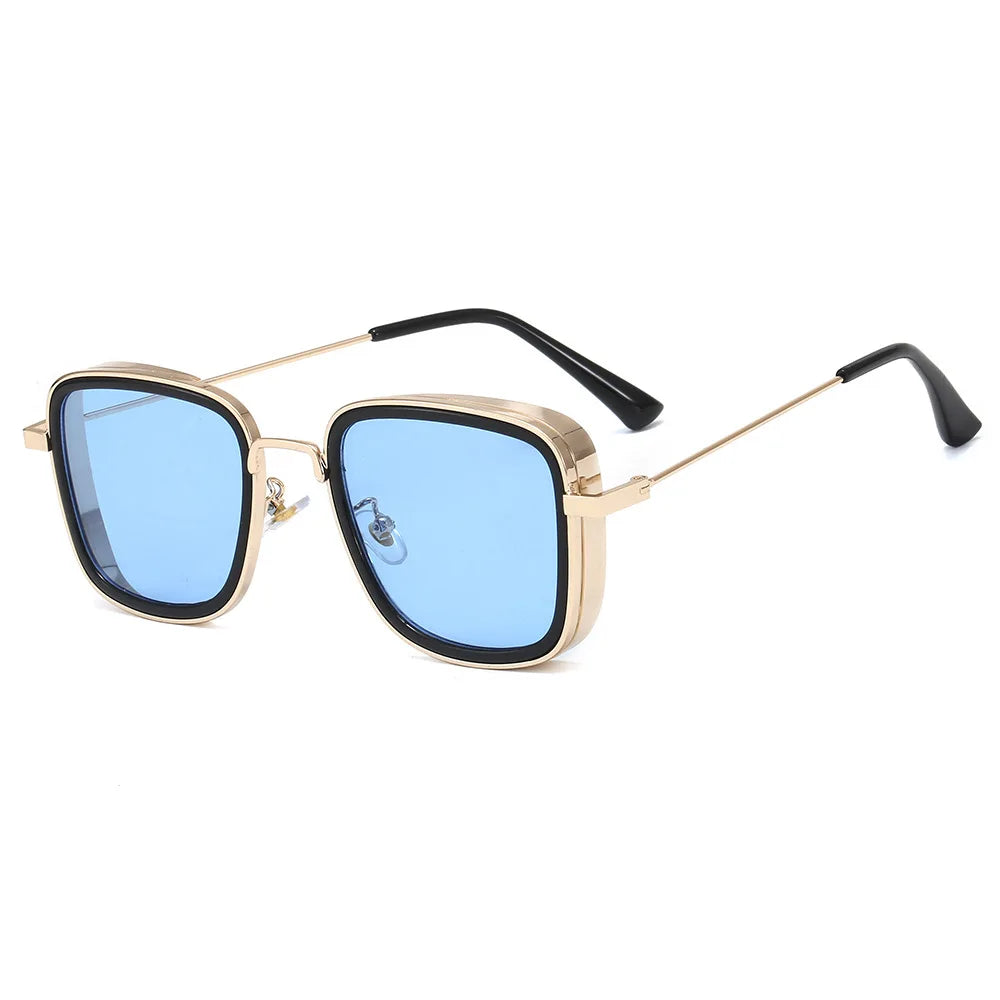 Unisex Steampunk Style Alloy Frame UV 400 Sunglasses