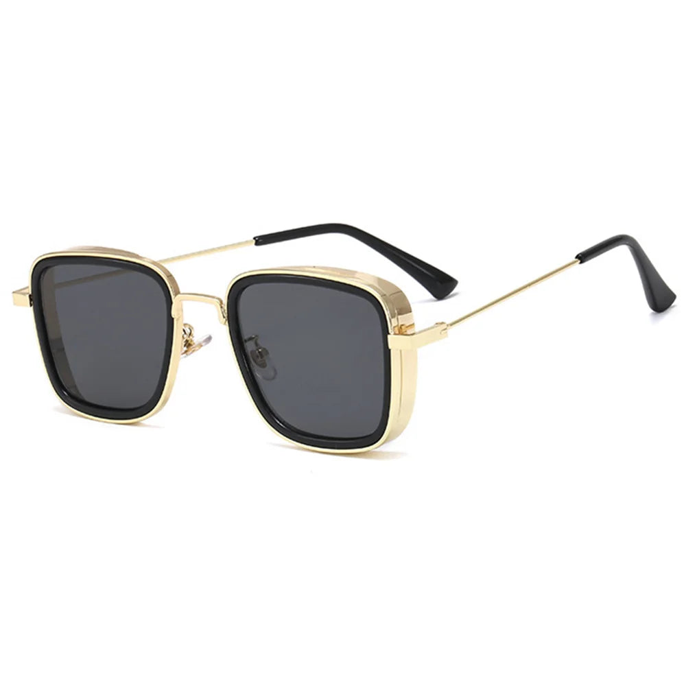 Unisex Steampunk Style Alloy Frame UV 400 Sunglasses