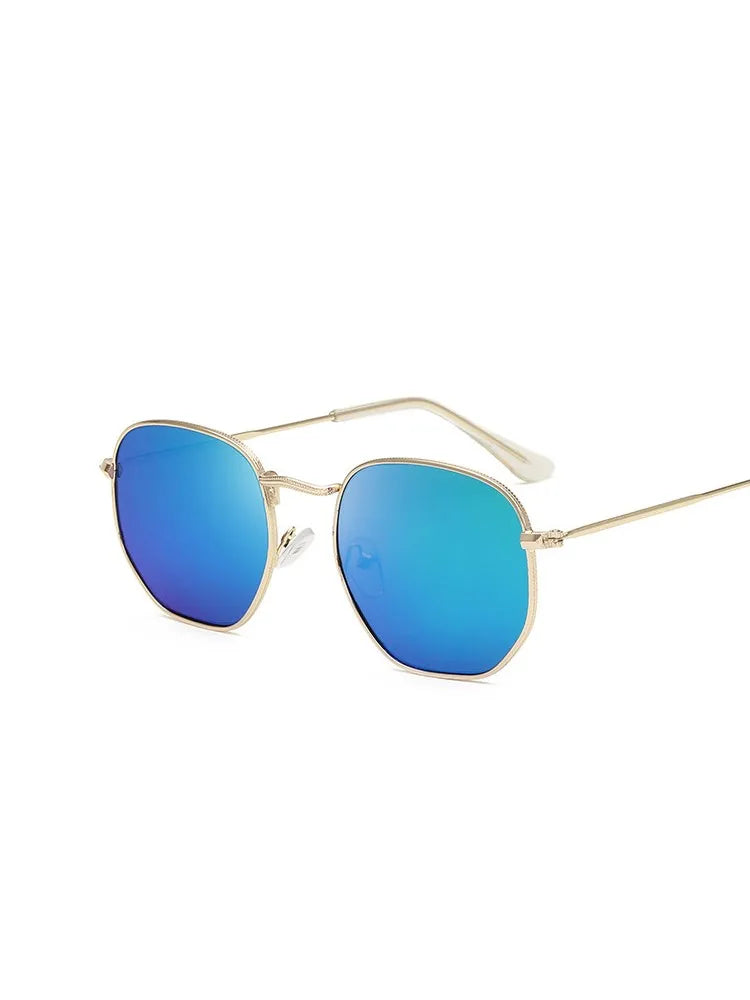 Unisex Vintage Metal Frame UV400 Driving Sunglasses