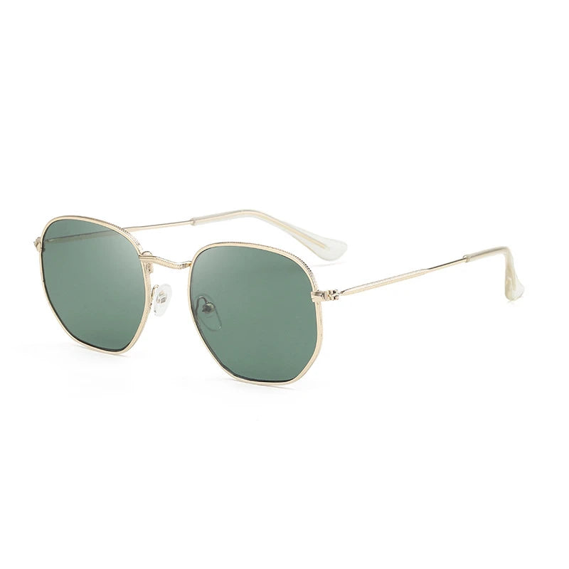 Unisex Vintage Metal Frame UV400 Driving Sunglasses
