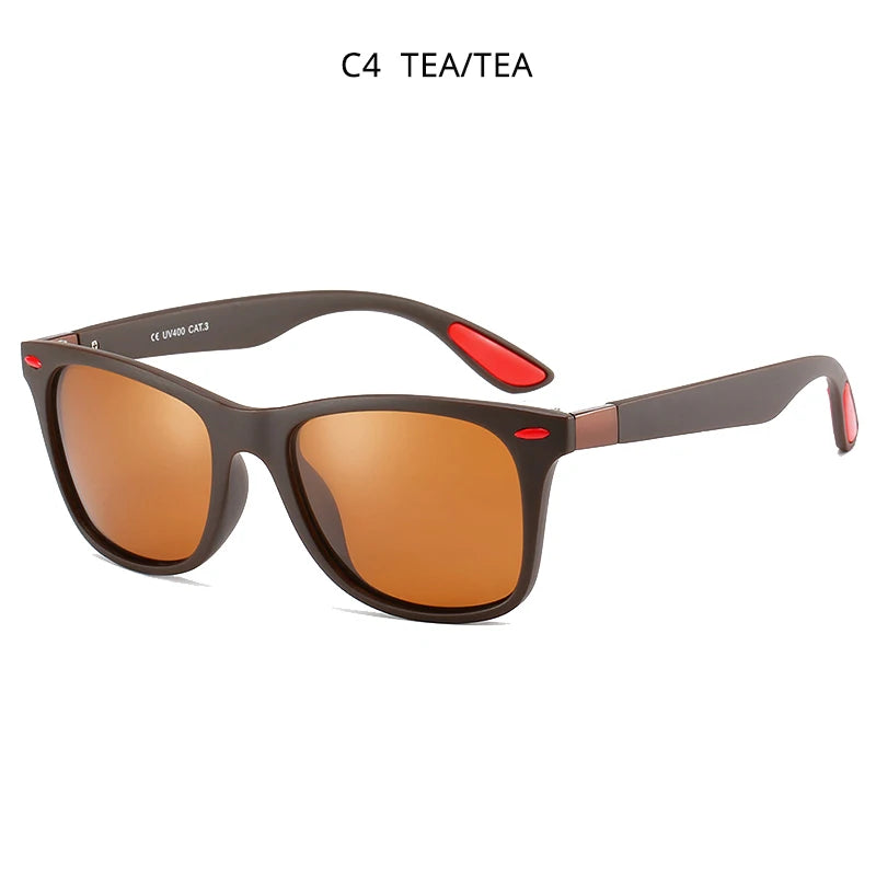 Unisex Vintage Square Retro Driving Eyewear