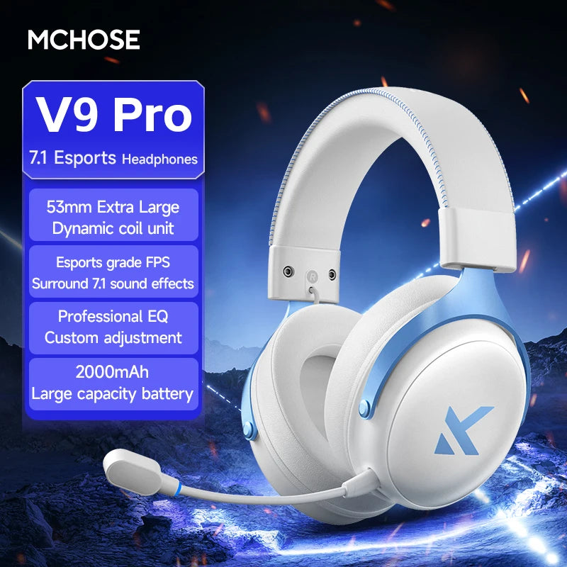 V9 Pro Wireless Gaming Headset With Mic