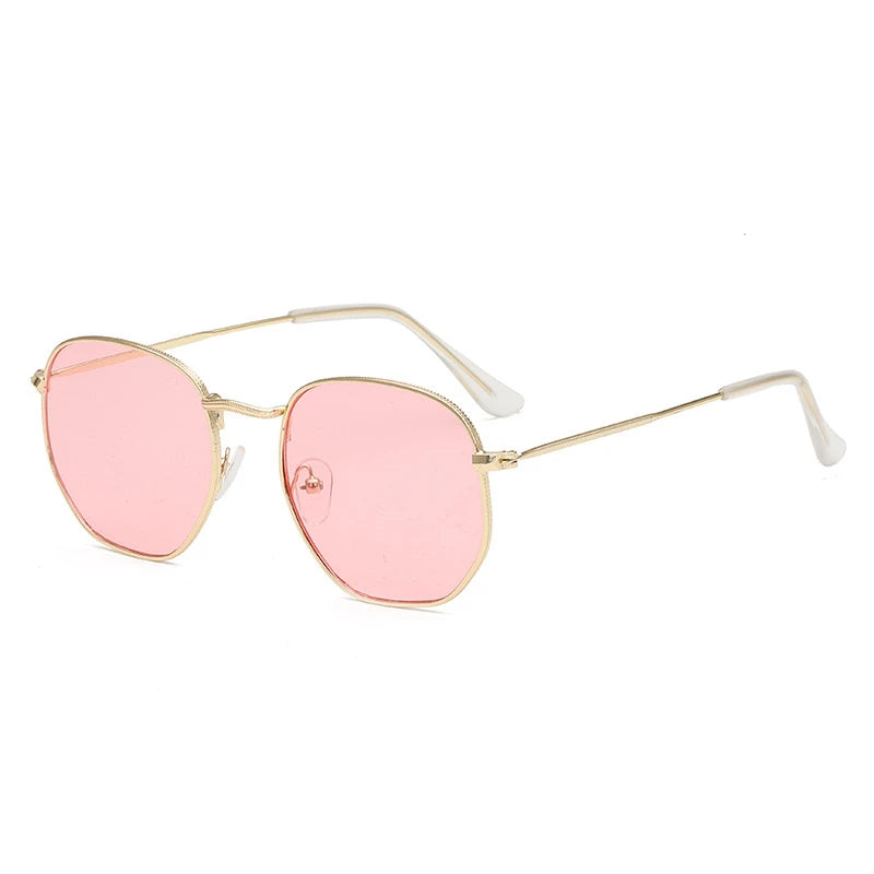 Vintage Metal Frame UV400 Driving Sunglasses