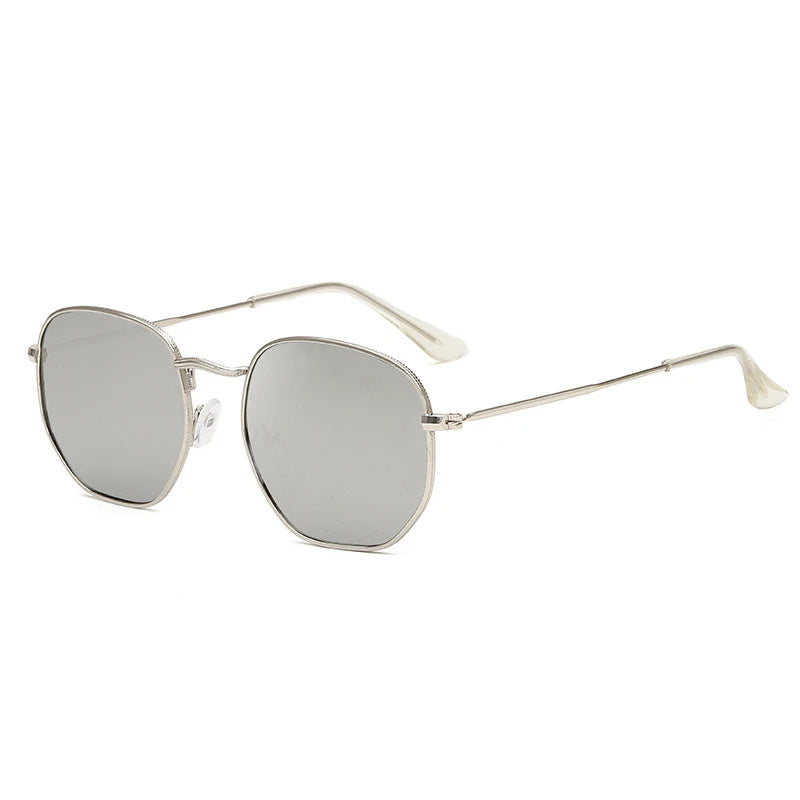 Vintage Metal Frame UV400 Driving Sunglasses