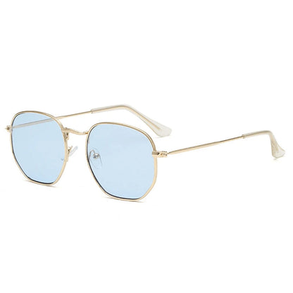 Vintage Metal Frame UV400 Driving Sunglasses
