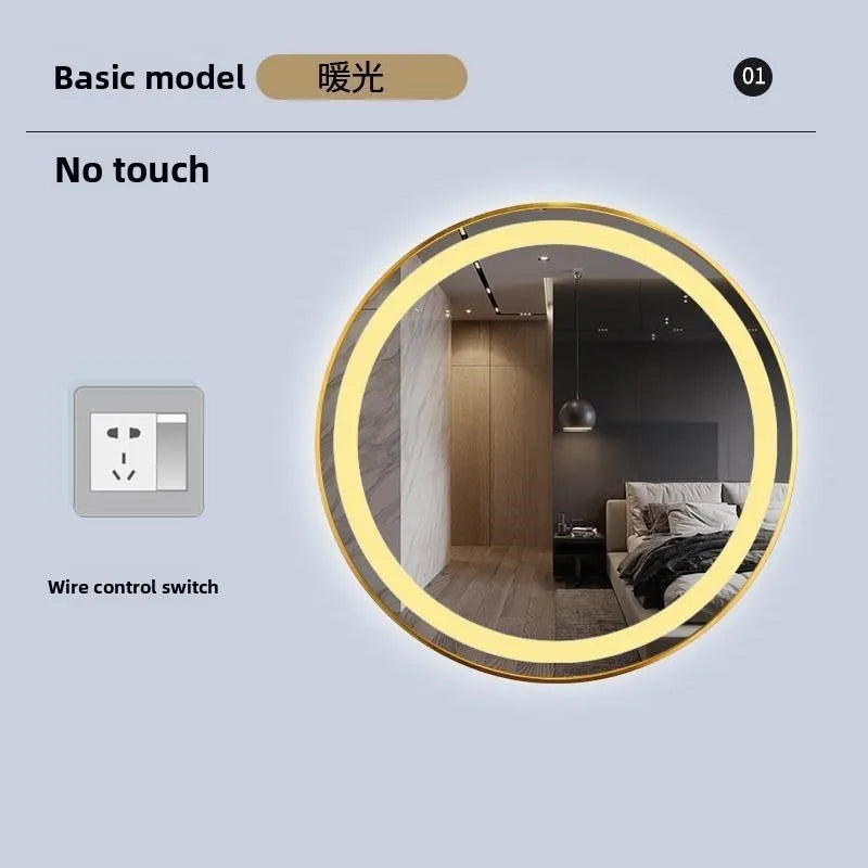 WallMounted Round Vanity Mirror