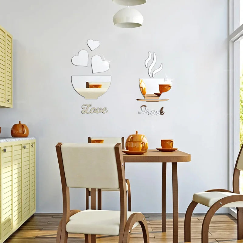 Wall Decal Adhesive Kitchen Background Stickers