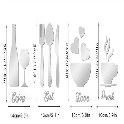 Wall Decal Adhesive Kitchen Background Stickers