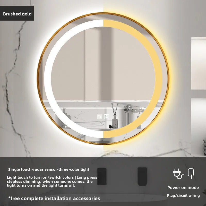 Wall Mounted Round Vanity Mirror