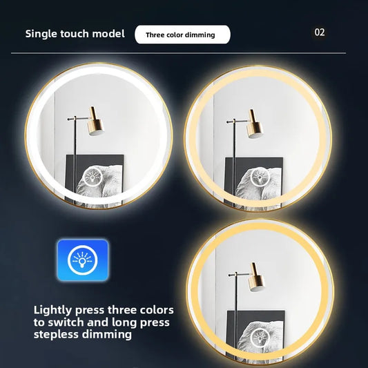 Wall Mounted Round Vanity Mirror