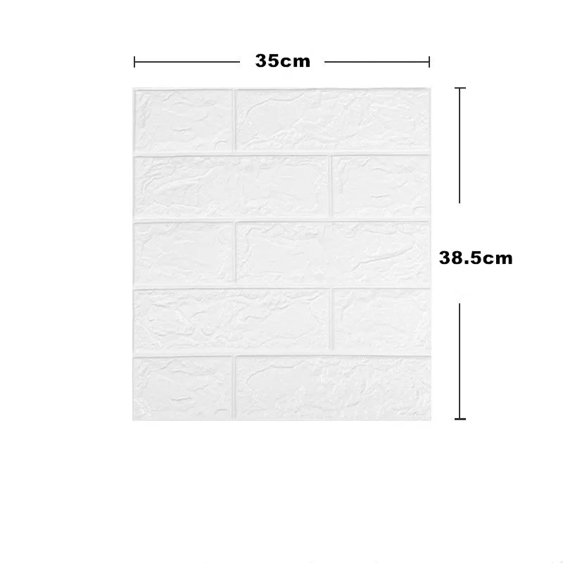 Waterproof 3D Self-Adhesive Foam Wall Stickers