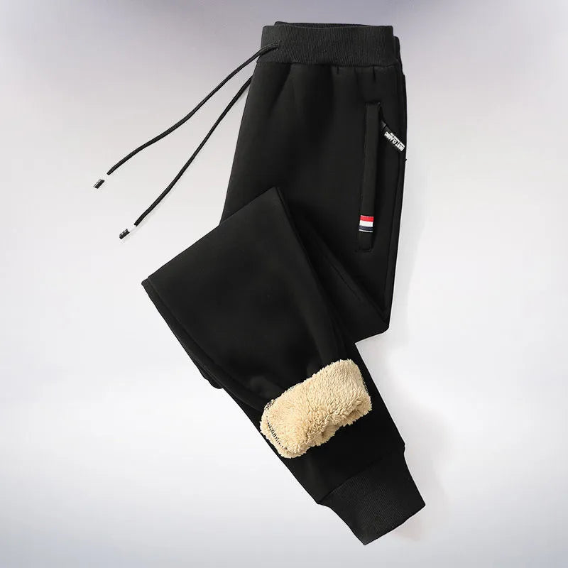Warm Lambswool Casual Pants for Men