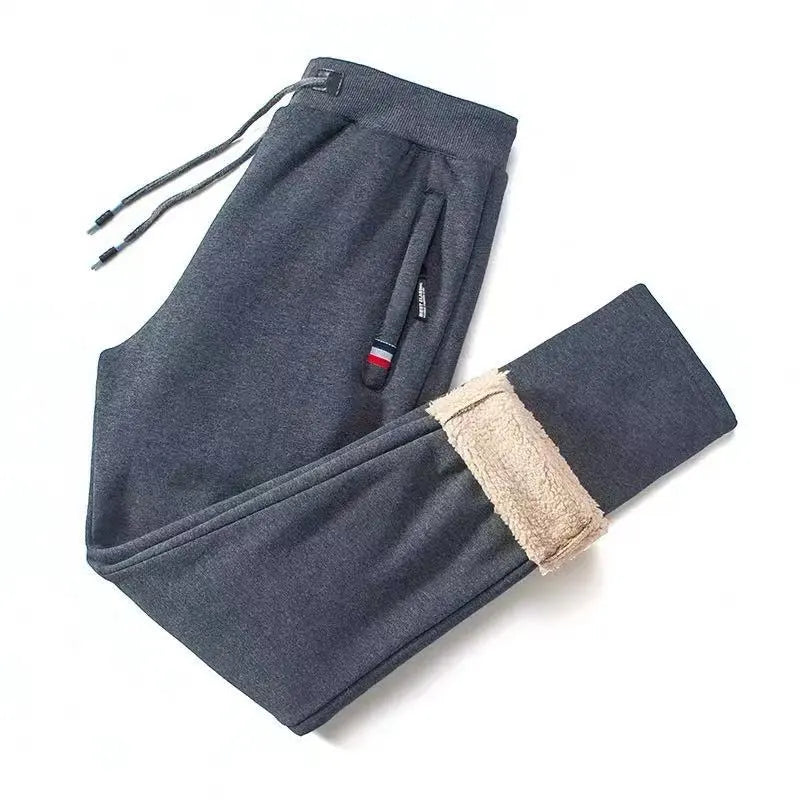Warm Lambswool Casual Pants for Men