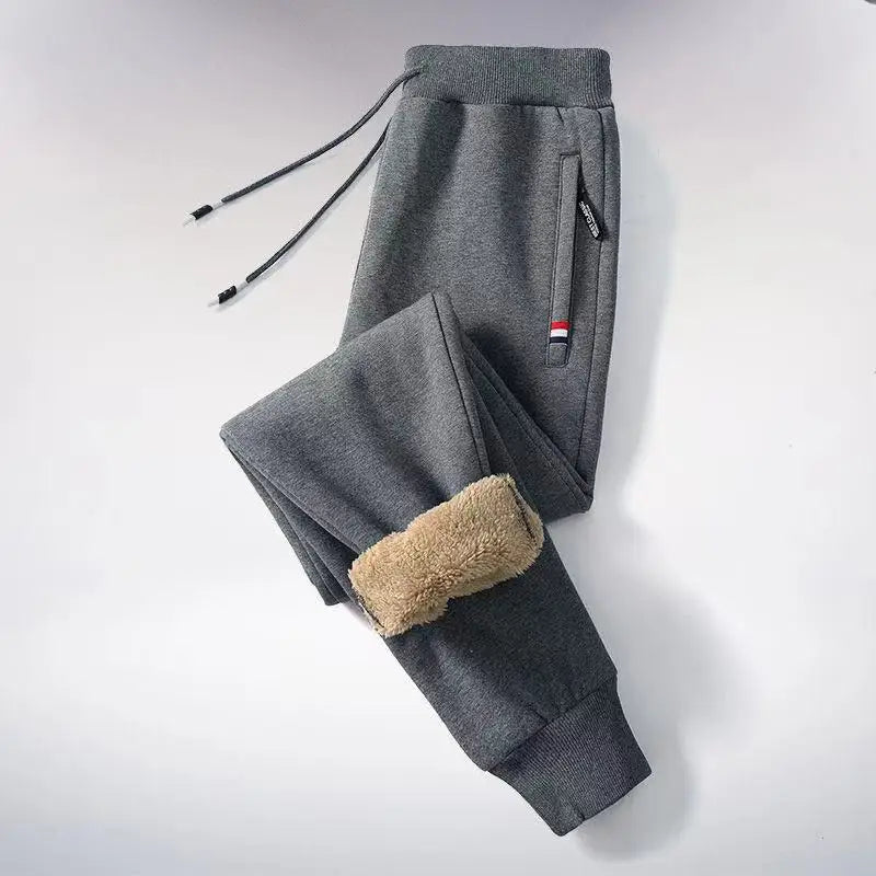 Warm Lambswool Casual Pants for Men