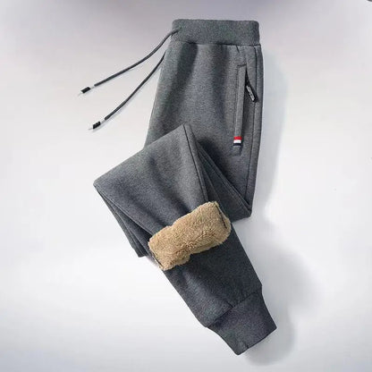 Warm Lambswool Casual Pants for Men