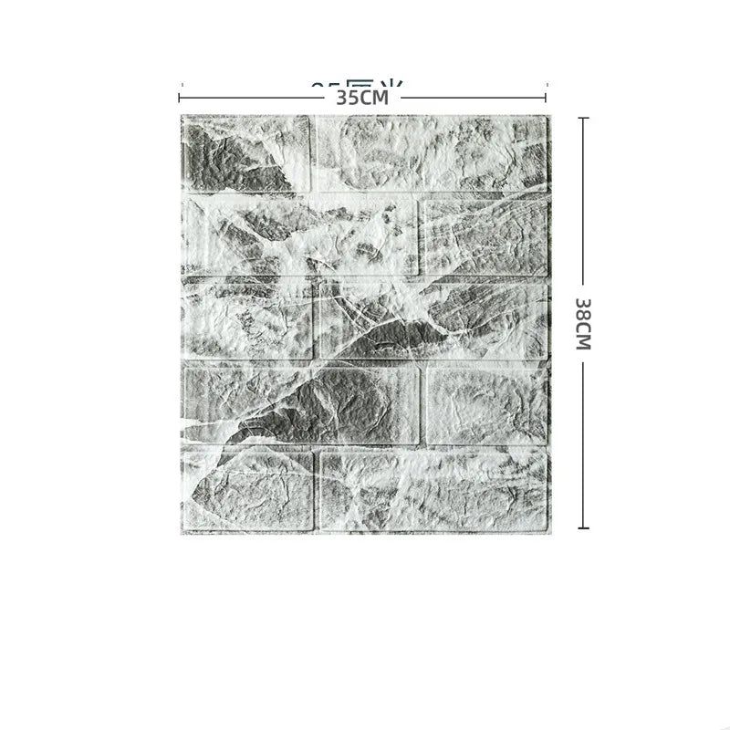 Waterproof 3D Self-Adhesive Foam Wall Stickers