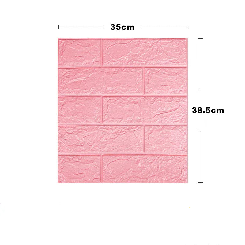 Waterproof 3D Self-Adhesive Foam Wall Stickers