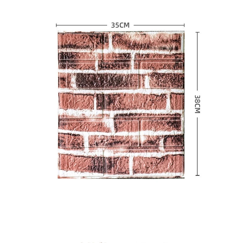 Waterproof 3D Self-Adhesive Foam Wall Stickers