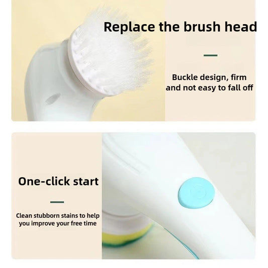 Waterproof Bathroom Electric Spin Scrubber
